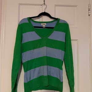 Lilly Pulitzer Green and Blue Knit Top